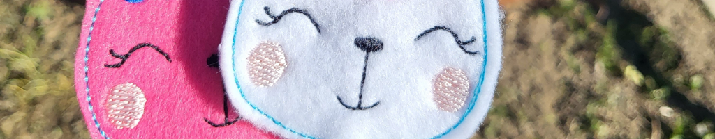 Osterfreude am Stickrahmen: Hasen, Hasen, nichts als Hasen